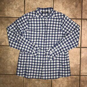 Women's Arc'teryx Addison Plaid Flannel Long Sleeve Button Up Shirt-Size XL